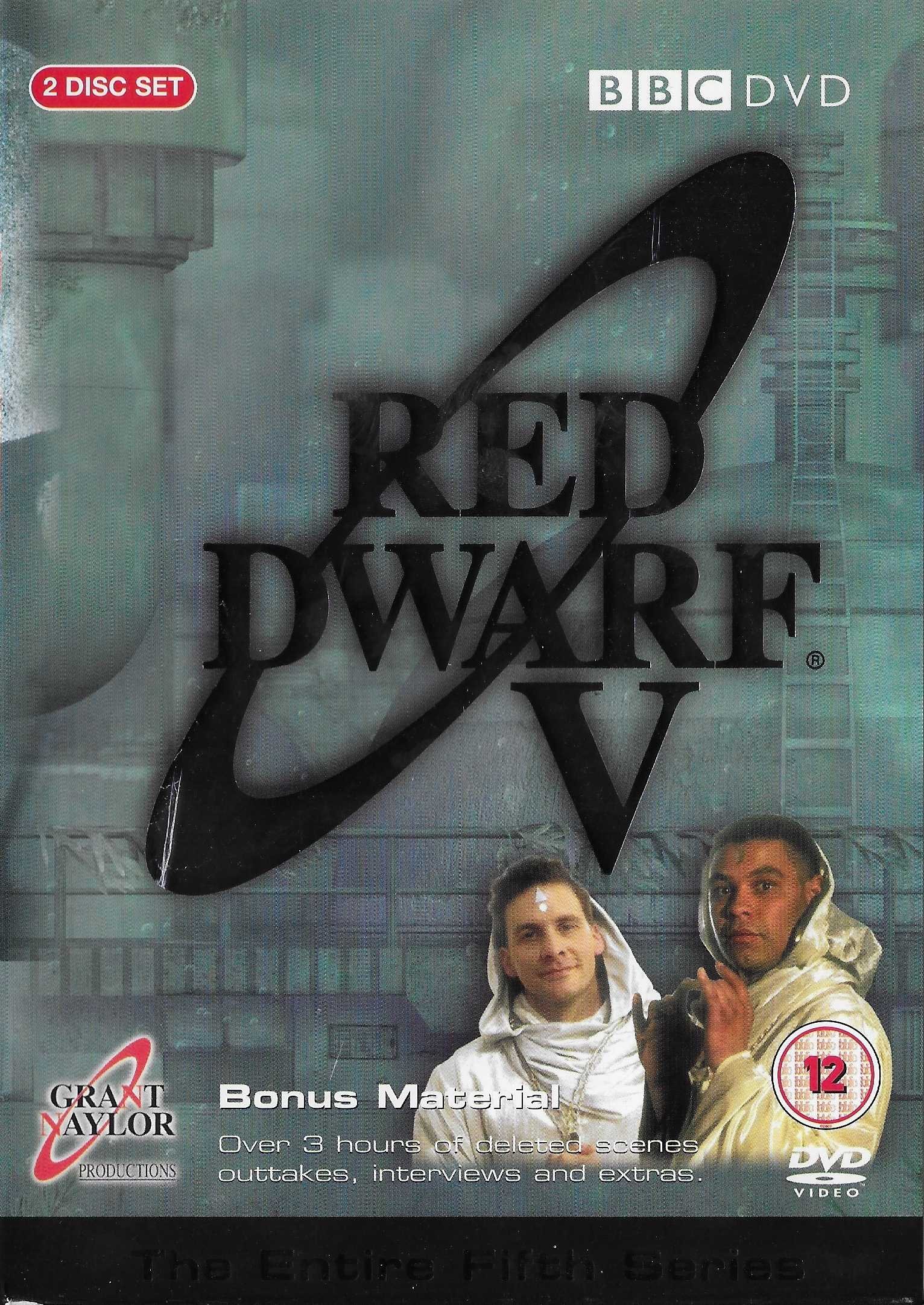 Picture of BBCDVD 1592 Red dwarf - Series V by artist Rob Grant / Doug Naylor from the BBC records and Tapes library